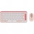 Комплект (клавіатура, миша) Logitech POP Icon Combo Bluetooth UA Rose (920-013142)