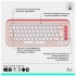 Комплект (клавіатура, миша) Logitech POP Icon Combo Bluetooth UA Rose (920-013142)