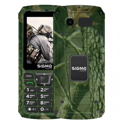 Мобільний телефон Sigma X-treme PR68 Type-C Khaki (4827798122426)