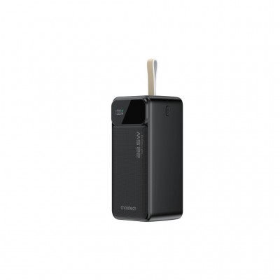 УМБ Choetech 50000mAh, 22,5W PD QC3.0, USB-C In/out, 2xUSB-A Li-pol чорна B732-ACBK