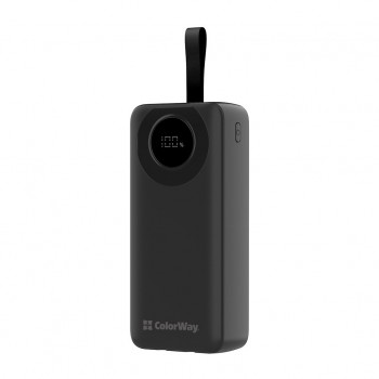 УМБ Colorway 30 000 mAh EnergyPlus PD/18W, QC3.0/22.5W, Black (CW-PB300LPB4BK-PDD)