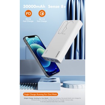 УМБ Romoss Sense8+ 30000mAh White (PHP30-401-02)