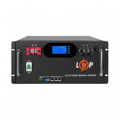 Батарея LiFePo4 LogicPower 51.2V - 120Ah (6000Wh) (30385)