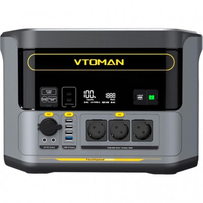 Зарядна станція Vtoman FlashSpeed 1000 PB-85 (828 Вт/г) 1000W AC,MPPT,UPS,LiFePo4