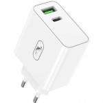 Зарядний пристрій SkyDolphin SC10 High Power PD 65W+QC3.0 White (SDMZP-000188)