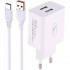 Зарядний пристрій SkyDolphin SC30T (2USB, 2.1A) White (SDMZP-000113) + кабель Type-C