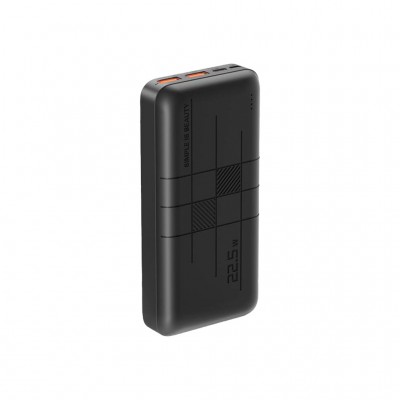 УМБ XO 20000mAh, PD/20W, QC3.0/22.5W, Input(Type-C,MicroU (PR188_Black)