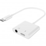 Адаптер USB-C to stereo audio 3.5 mm + USB-C power (CDLA) Cablexpert (A-CM-3.5FP-01)