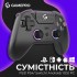 Геймпад GamePro GPS13B BT 5.3/USB/PC/iOS/Android/PS3/PS4 RGB Black (GPS13B)