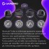 Геймпад GamePro GPX13T 2.4G/BT 5.1/USB/PC/iOS/Android RGB Transpar (GPX13T)