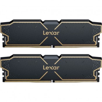 Пам'ять DDR5 32GB (2x16GB) 6000 MHz Thor Black Lexar LD5U16G60C38LG-RGD