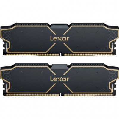 Пам'ять DDR5 32GB (2x16GB) 6000 MHz Thor Black Lexar LD5U16G60C38LG-RGD