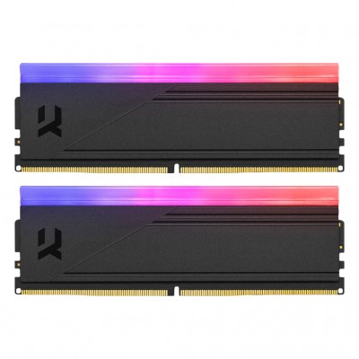 Пам'ять DDR5 64GB (2x32GB) 6000 MHz IRDM RGB Black GoodRAM IRG-60D5L30/64GDC