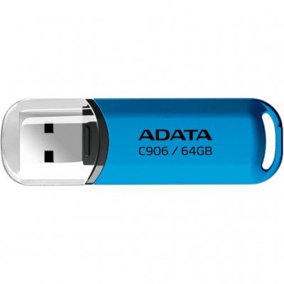 флеш USB 64GB C906 Blue USB 2.0 A-DATA (AC906-64G-RWB)