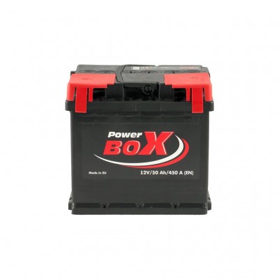 Акумулятор автомобільний PowerBox 50 Аh/12V А1 Euro (SLF050-00)