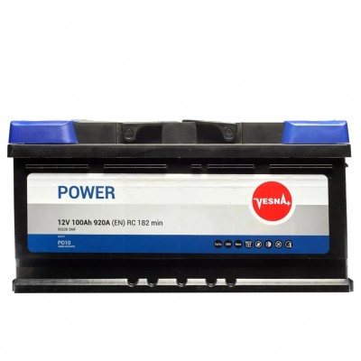 Акумулятор автомобільний Vesna 100 Ah/12V Power (415 000)