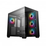 Корпус Deepcool CG530 4F без БЖ ITX/Micro-ATX/ATX,чорний.,2x3.5,2+1*2.5"; 440х285х399мм, (R-CG530-BKADA4-G-1)