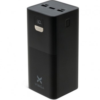 УМБ Vinga 50000 mAh 22.5W Display Black (VPBB5022)
