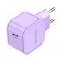 Зарядний пристрій 1xUSB-C 20W PD3.0/QC3.0 Purple Vention (FEJV0-EU)