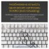 Клавіатура Ducky One 3 Cherry MX Blue RGB UA USB White (DKON2108ST-CUAPXPWWWSC1)