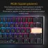 Клавіатура Ducky One 3 Mini Cherry MX Brown RGB UA USB Black (DKON2161ST-BUAPXCLAWSC1)