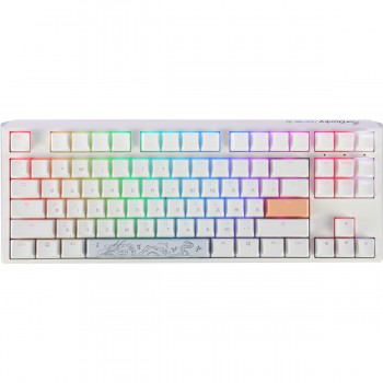 Клавіатура Ducky One 3 TKL Cherry MX Blue RGB UA USB White (DKON2187ST-CUAPXPWWWSC1)