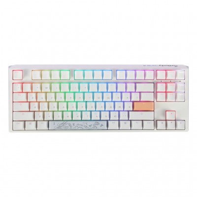 Клавіатура Ducky One 3 TKL Cherry MX Blue RGB UA USB White (DKON2187ST-CUAPXPWWWSC1)