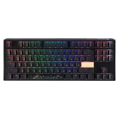 Клавіатура Ducky One 3 TKL Cherry MX Brown RGB UA USB Black (DKON2187ST-BUAPXCLAWSC1)