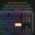 Клавіатура Ducky One 3 TKL Cherry MX Red RGB UA USB Black (DKON2187ST-RUAPXCLAWSC1)