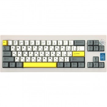 Клавіатура Epomaker Shadow-X 70 Mulan Switch Hot-Swap LCD Screen RGB W (SHX-W-M)