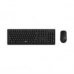 Комплект (клавіатура, миша) Rapoo X1500S Wireless Black (X1500S Black)