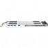 Підставка до ноутбука Digitus Variable Notebook Stand, до 17", USB-C Dock 5-Port (DA-90424)