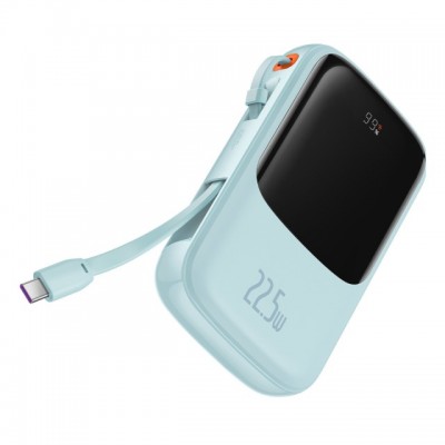 УМБ Baseus Qpow Pro 10000mAh, 22,5W, Blue (PPQD020103)