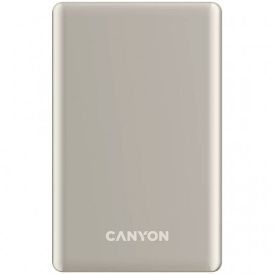 УМБ Canyon 10000mAh OnPower 510 slim Magsafe PD/20W Beige (CNS-CPB510BE)