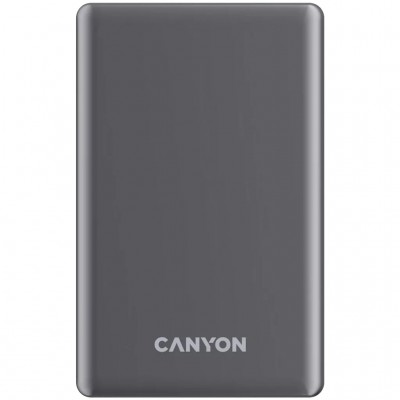 УМБ Canyon 5000mAh OnPower 505 slim Magsafe PD/20W Dark Grey (CNS-CPB505DG)