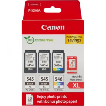 Картридж PG-545/CL-546 MultipackXXL 2xBK+Color (8286B015) Canon