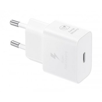 Зарядний пристрій Samsung EP-T2510XWEGEU White, 25W + кабель USB Type-C