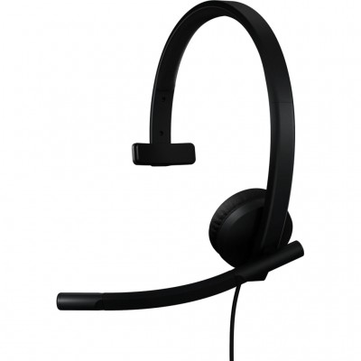 Навушники Logitech H570e Corded for Business Mono Teams USB-C Black (981-001427)