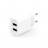 Зарядний пристрій XO L109 12W (2USB/2.4A) + USB - Lightning White (XO-L109-L)