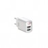 Зарядний пристрій XO L95 (2USB/2.4A) + USB - Type-C White (XO-L95-T)