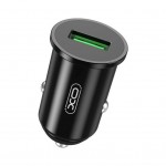 Зарядний пристрій XO QC 3.0 CC35 18W/1USB Black (XO-CC35-BK)