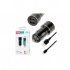 Зарядний пристрій XO TZ09 2.4A/2 USB + cable lightning Black (XO-TZ09L-BK)