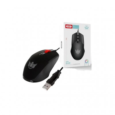 Миша XO M1 RGB USB Black (XO-M1-BK)