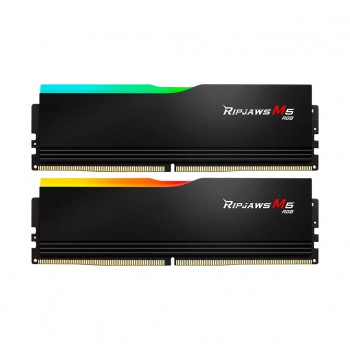 Пам'ять DDR5 64GB (2x32GB) 6000 MHz Ripjaws M5 RGB Matte B G.Skill F5-6000J3238G32GX2-RM5RK
