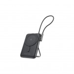 УМБ Choetech Magnetic Wireless 10000mAh 20W PD USB-C In/Out,Qi-15W,build-in cabel Black