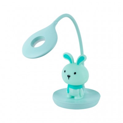 Настільна лампа Kite Bunny LED з акумулятором, зелена (K24-492-1-4)