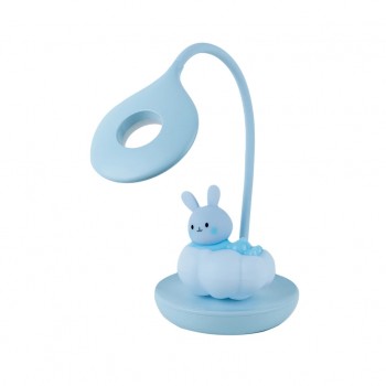 Настільна лампа Kite Cloudy Bunny LED з акумулятором, блакитна (K24-493-1-3)
