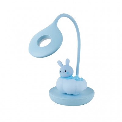 Настільна лампа Kite Cloudy Bunny LED з акумулятором, блакитна (K24-493-1-3)
