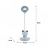 Настільна лампа Kite Froggy LED з акумулятором, біла (K24-492-3-1)