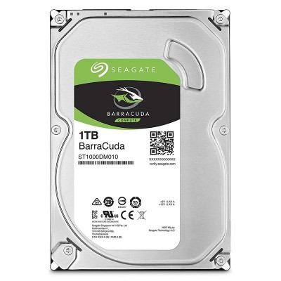 Жорсткий диск SATA 1.0TB Seagate BarraCuda 7200rpm 64MB (ST1000DM010) Refurbished